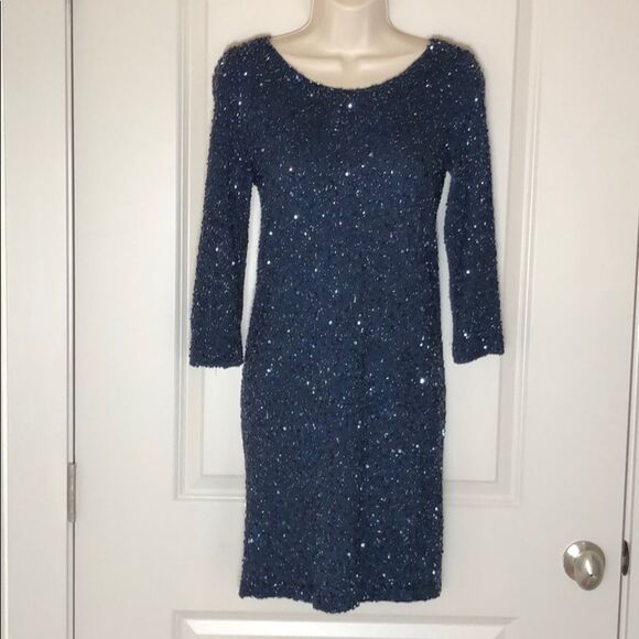 Haute Hippie Dresses & Skirts - Haute Hippie Navy Glitter Dress